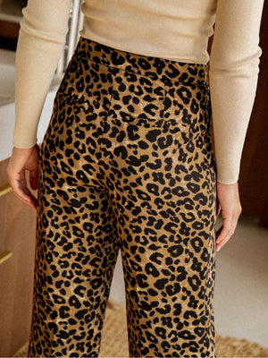 Leopard Wide Leg Pants - ONLINE EXCLUSIVE